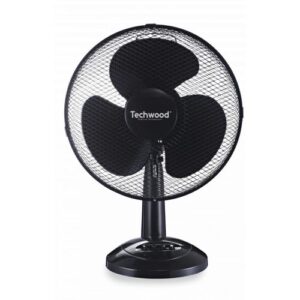 Techwood Ventilateur 30cm - 40W Noir