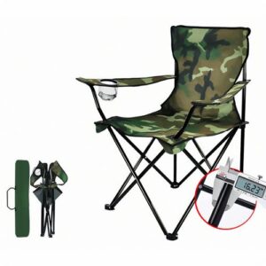 Chaise de camping militaire, Fauteuil Pliante + Sac
