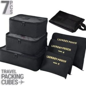 7 Pcs Sac de Rangement Portable de Valise, Organisateur de Vêtements pour Voyage