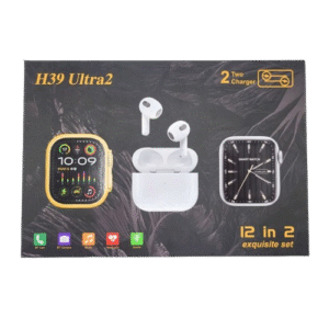 Pack H39 Ultra 2 – Montre Connectée + Écouteurs Sans Fil + 10 Accessoires